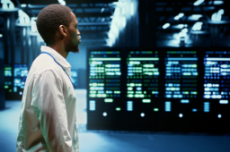Man in Data Center - ENET