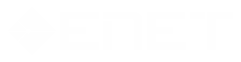 White ENET png logo