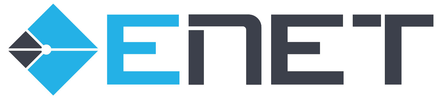 ENET full ncolor logo with diamond icon