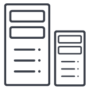 4. Icons - Product Categories - Racks - ENET Gray