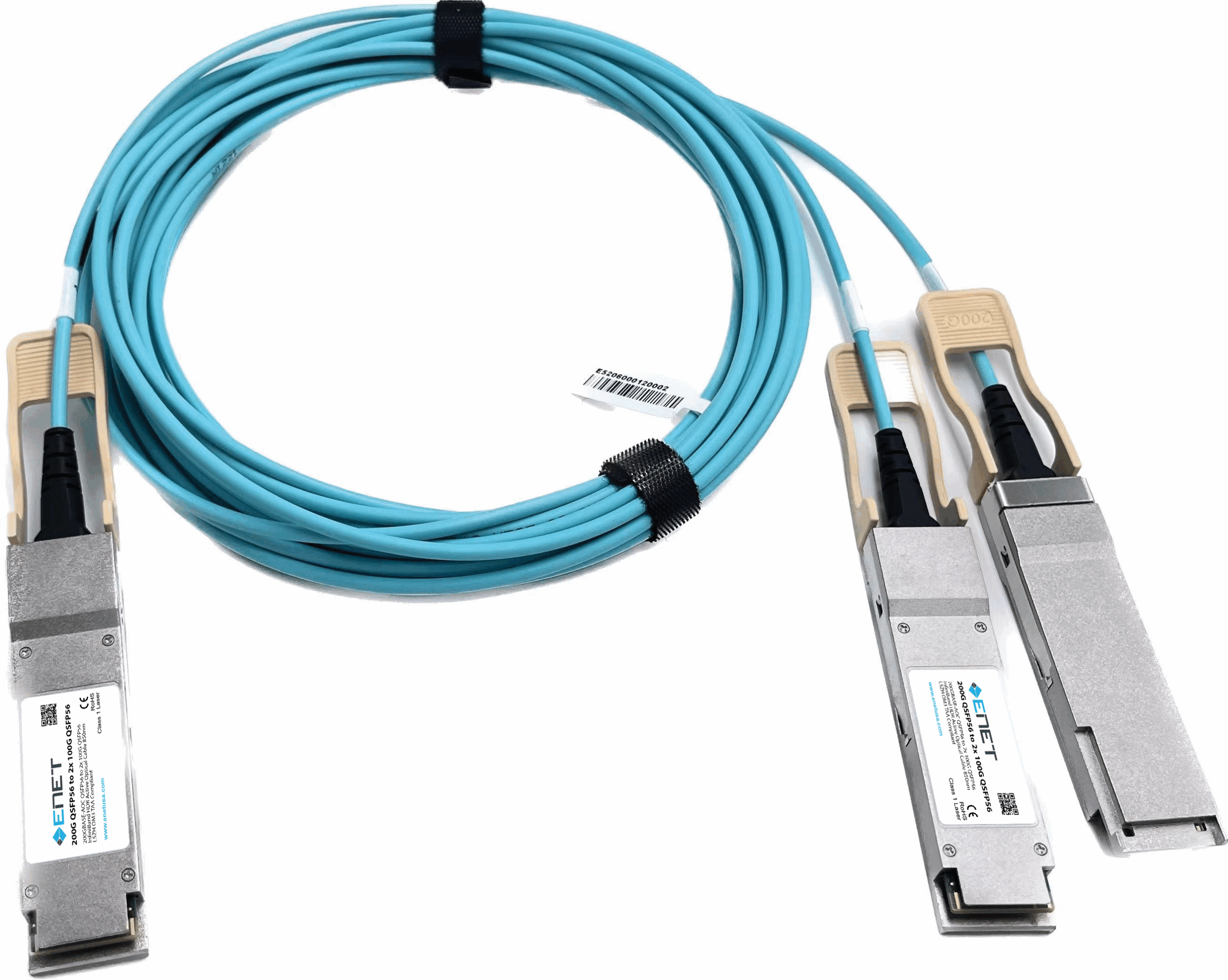 200GBASE-AOC QSFP56 InfiniBand Breakout