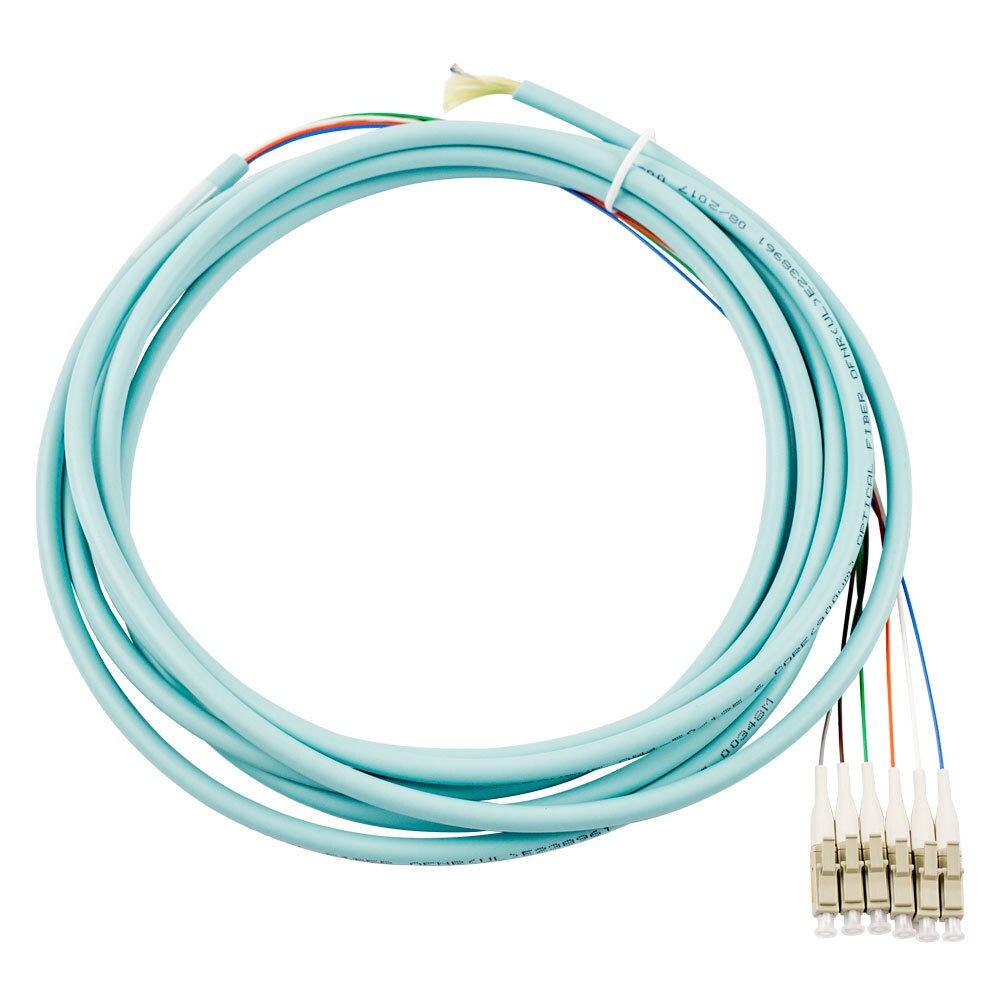 OM4 6 Fiber Fiber Pigtails