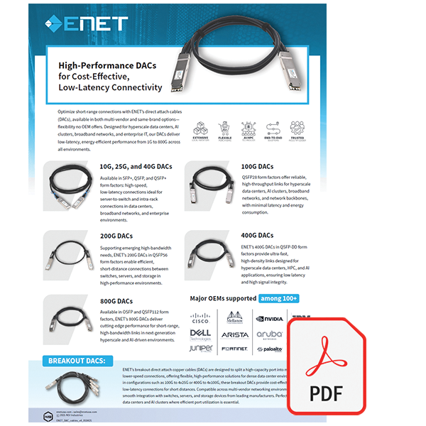 ENET DACs