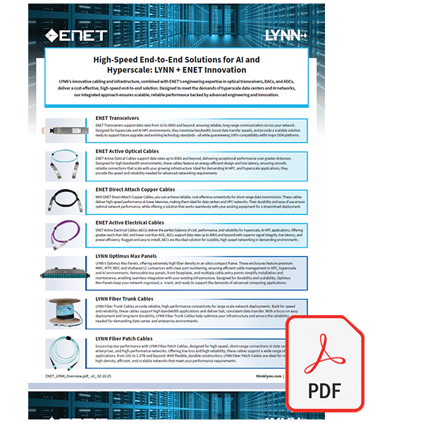ENET Transceivers SellSheet