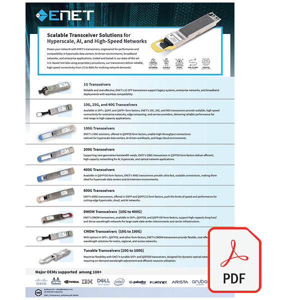 ENET Transceivers