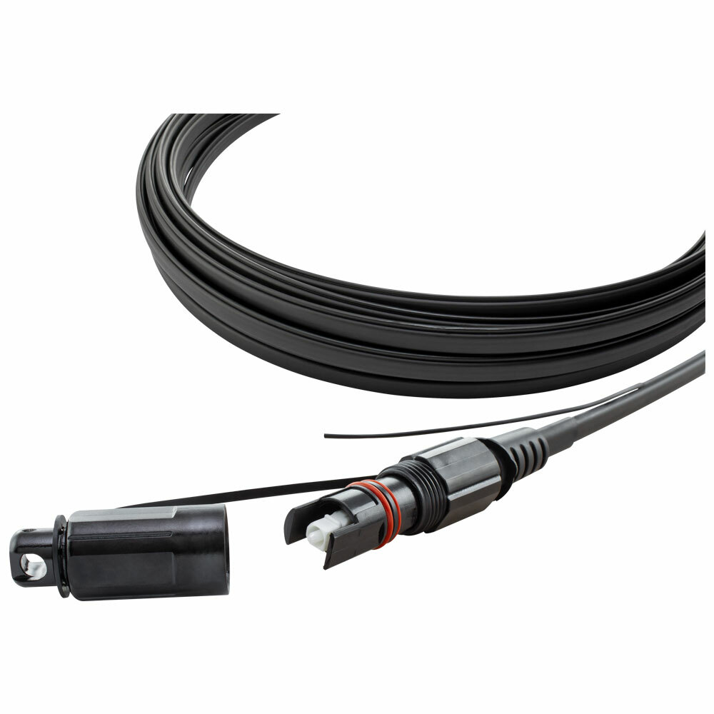 Flat Drop Ruggedized Fiber Cables
