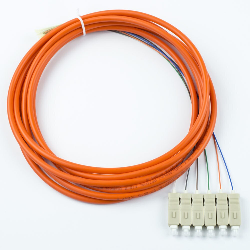 OM1 6 Fiber Fiber Pigtails