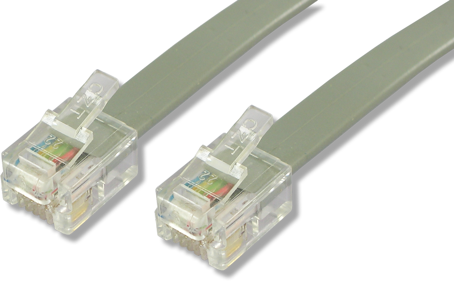 6-Conductor Telephone Line Cords
